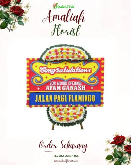 Sewa Papan Bunga Gunung Putri